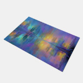 Fluisterende Bossen, pastelkleuren, Deurmat (Schuin)
