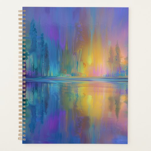 Fluisterende Bossen, pastelkleuren, Planner (Voorkant)