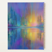 Fluisterende Bossen, pastelkleuren, Planner (Achterkant)