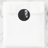 Fluisterende Botten Ronde Sticker (Tas)