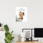 Fluisterende Herten Bevestigingen Aanpasbaar Poster (Thuiskantoor)