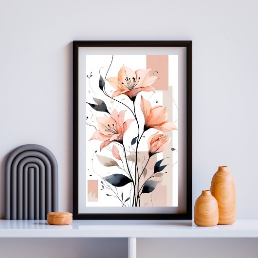 Fluisterende Klaprozen Tuin Poster