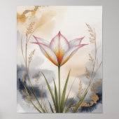 Fluisterende kroonblaadjes poster (Voorkant)