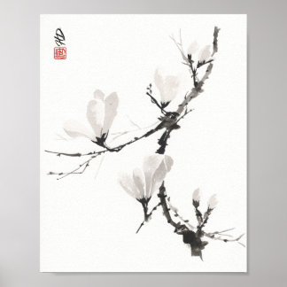 Fluisterende Magnolia Poster