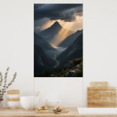 Fluisterende Nevel Poster (Keuken)