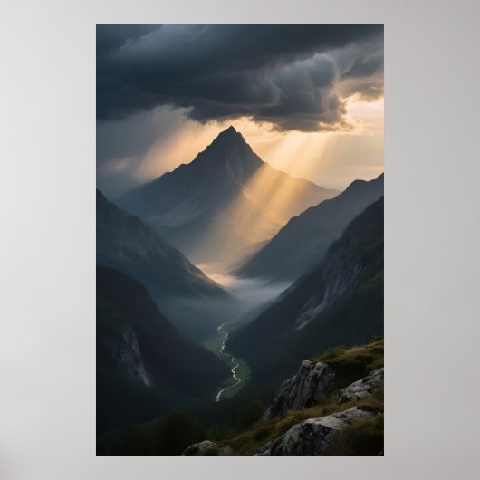 Fluisterende Nevel Poster (Voorkant)