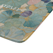 Fluisterende Pastel Gingko Snijplank (Hoek)