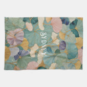 Fluisterende Pastel Gingko Theedoek (Horizontaal)