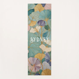 Fluisterende Pastel Gingko Yogamat