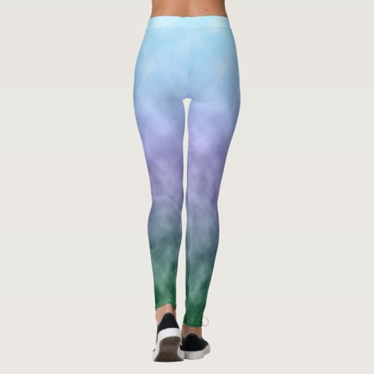 fluisterende pastelvallei leggings (Achterkant)
