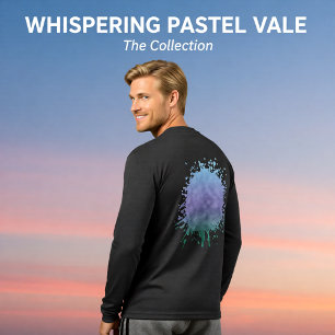 Fluisterende Pastelvallei Tri-Blend Shirt