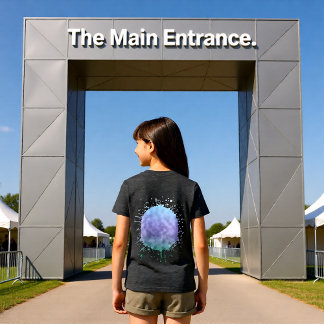 Fluisterende Pastelvallei Tri-Blend Shirt