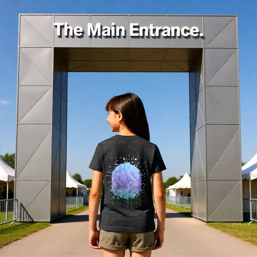 Fluisterende Pastelvallei Tri-Blend Shirt