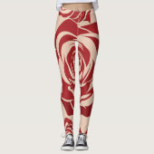 Fluisterende Rozen Leggings (Voorkant)