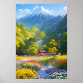 Fluisterende sereniteit poster (Voorkant)