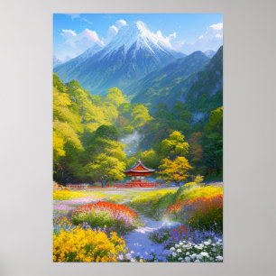 Fluisterende sereniteit poster