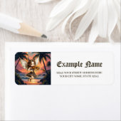 Fluisterende Snaar van de Zonsondergangsfee. Etiket (Insitu)