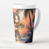 Fluisterende snaren van de Zonsondergangsfee. Latte Mok (Rechterhoek)