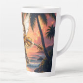 Fluisterende snaren van de Zonsondergangsfee. Latte Mok (Rechts)