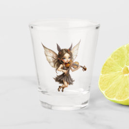 Fluisterende snaren van de Zonsondergangsfee. Shot Glas