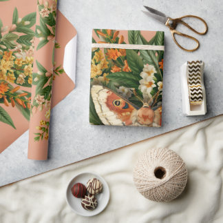 Fluisterende Weide Mot Eén Cadeaupapier
