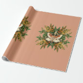 Fluisterende Weide Mot Eén Cadeaupapier (Uitgerold)