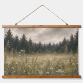 Fluisterende Weide Watercolor Wandtapijt Hangend Wandkleed