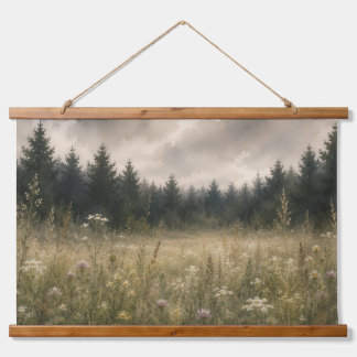 Fluisterende Weide Watercolor Wandtapijt Hangend Wandkleed