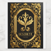 Fluisterende wijnstokken Chardonnay Wijn Etiket (Enkel label)