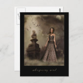 Fluisterende wind briefkaart (Voorkant / Achterkant)