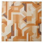 Fluisterende winden Delicate Abrikozengolven Tegeltje (Voorkant)