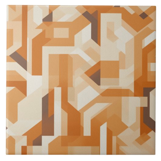 Fluisterende winden Delicate Abrikozengolven Tegeltje (Voorkant)