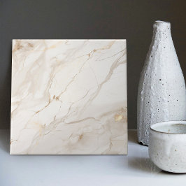 Fluisterende winden Faux Marble Tegel Print Tegeltje