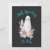 Fluisterende Wraith Ghost Feestdagenkaart (Voorkant)