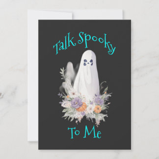 Fluisterende Wraith Ghost Feestdagenkaart