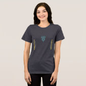 "Fluistering van de Doden" Gothische Dames T-shirt (Voorkant volledig)
