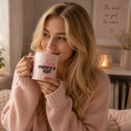 Fluistering van het Hart – Elegante Minimalist Espresso Kop