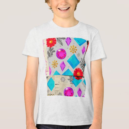 Fluistering van Licht – Kinder T-shirt met Edelste (Voorkant)
