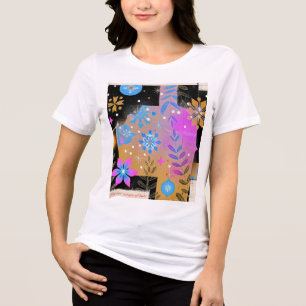 Fluistering van Licht - Roze & Blauwe Droom T-shir Tri-Blend Shirt