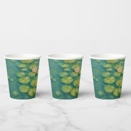 Fluisteringen bij de vijver – Black Cat Paper Cup Papieren Bekers