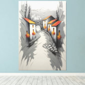 Fluisteringen door de Ember Lane Canvas Afdruk (Insitu (Houten vloer))