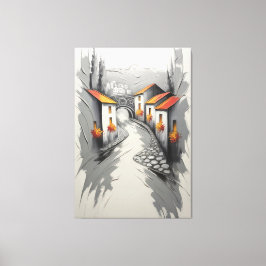 Fluisteringen door de Ember Lane Canvas Afdruk