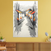 Fluisteringen door de Ember Lane Canvas Afdruk (Insitu (Woonkamer))