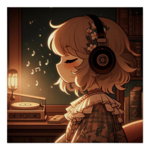 Fluisteringen in het maanlicht perfect poster