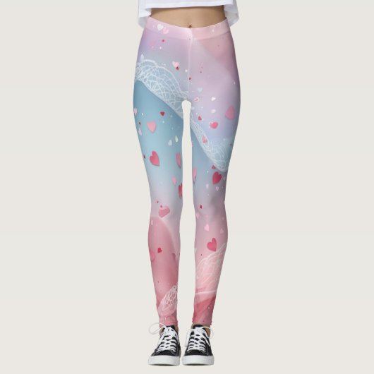 Fluisteringen in Kant Leggings (Voorkant)