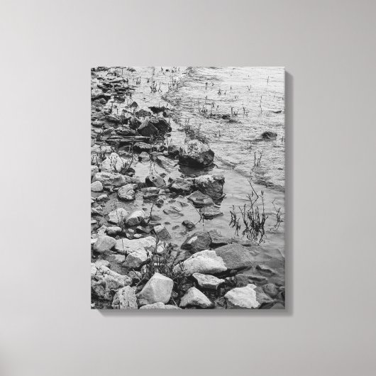 Fluisteringen langs de kust canvas afdruk (Voorkant)