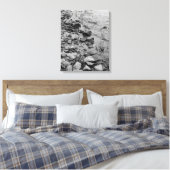Fluisteringen langs de kust canvas afdruk (Insitu (Slaapkamer))