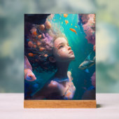 Fluisteringen onder de golven acryl bord (Neutraal)