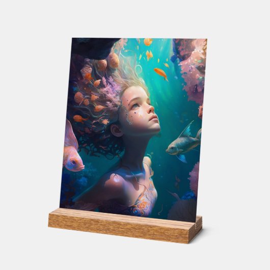 Fluisteringen onder de golven acryl bord (Hoek)