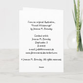 fluisteringen uit het bos kaart (Achterkant)